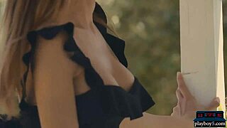 Perky Big Tits Blonde Model From Europe Striptease