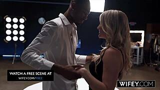 Wifey curvy hotwife andi avalon takes massive bbc while hubby watches on