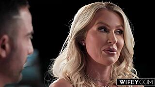 Wifey curvy hotwife andi avalon takes massive bbc while hubby watches on