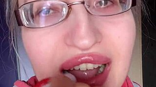 Asmr Eating Banana Pink Lipstick