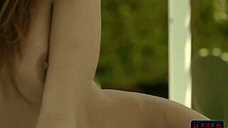 Perky Big Tits Blonde Model From Europe Striptease