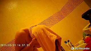 Spy camera shower nude tits