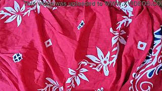 Shy married woman with natural tits fucks the food delivery guy with big black cock in passionate creampie session