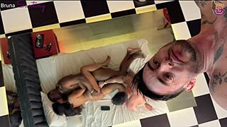 Cuckold Films Monster Cock Fucking His Wife's Big Ass in Humiliating Scene