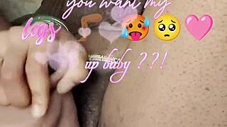 Kayyummy's First Yummy Black Dildo Play