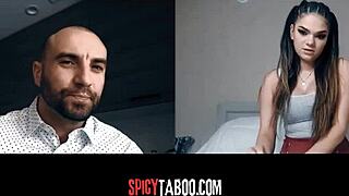 Horny Teen's Naughty Video Call With Older Man