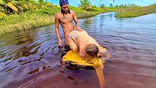 Adventurous Gay Couple Caught Having Wild Bareback Sex In Mangue