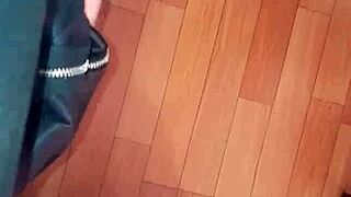 Three hot teachers feel overwhelming pleasure as they masturbate in mini skirts after work, reaching orgasm together