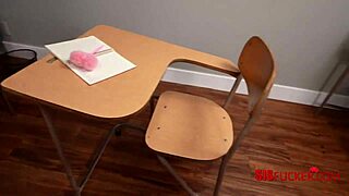 Detention Den Turns into Breeding Ground with Teacher and Student Teen