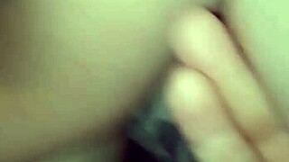 Hey, Enjoying A Hot Creampie Handjob While Watching Porn With My Prostitute Servant.