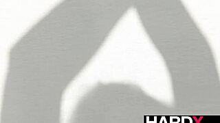 fiery holiday party - katrina colt and ella reese dance in red