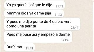 My girlfriend shares past stories on phone chat part 3