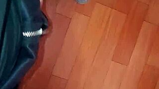 Three hot teachers feel overwhelming pleasure as they masturbate in mini skirts after work, reaching orgasm together