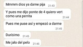 My girlfriend shares past stories on phone chat part 3