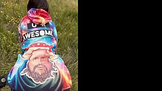 Destroying her pussy in holidays