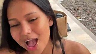 scort lo mama en publico por 30 dolares, amateur outdoor fun