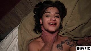 Leg shaking orgasm - she never came this hard