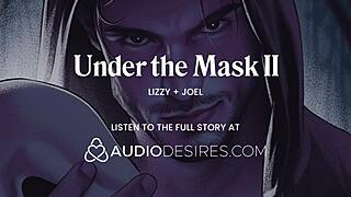 Masked Man Encounters Stranger at Halloween Party for Costumed Sloppy Interaction with Sounds