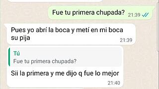 My girlfriend shares past stories on phone chat part 3