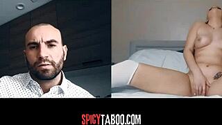 Horny Teen's Naughty Video Call With Older Man