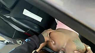 Pull Over For Intense Pussy Creampie Action