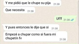 My girlfriend shares past stories on phone chat part 3