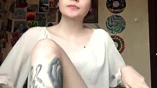 i took off my underwear on camera and showed my smooth pussy