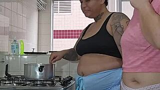 Fat Exhibitionist Flashing After Oral Sex!