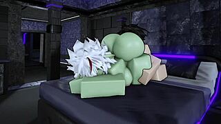 Best breeding session with my fat ass goblin slut on roblox 😈