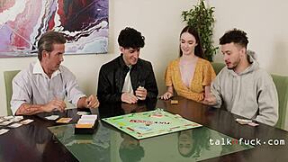 She rules in this freeuse cock duel with watching threesome 😏