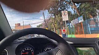 eu disse: 'punheta no carro, me conta sobre pau duro'