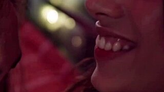 Briana Moon and Baby Nicols engage in passionate anal fucking while wearing sexy lingerie, moaning loudly.