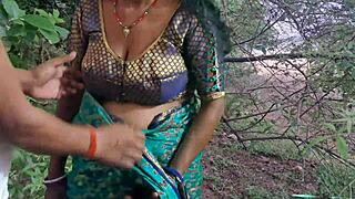 Desi Hot Santhali Woman Enjoys Outdoor Fucking
