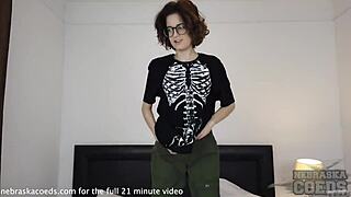 Polyna's fresh pussy gaped.