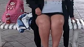 Beruka goes to park horny with sex toy in pussy 😏