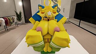 Cute Furry Couple Engages In Intense Fucking With Monster Cocks In Modern Roblox House