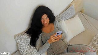 Curvy milf relieves my viagra boner with blowjob