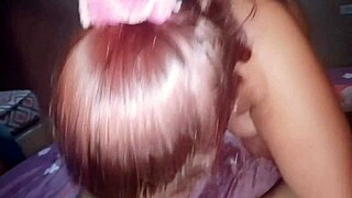 rica mamada por esta hermosa gordita antes de salir a trabajar