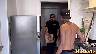 Can't resist the sexy delivery guy