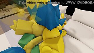Cute Furry Couple Engages In Intense Fucking With Monster Cocks In Modern Roblox House