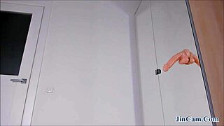 Does this young girl have good masturbating skills?