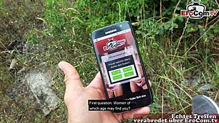 Chatting with german latina milf on erocom, we met for outdoor sex