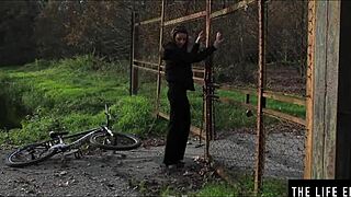 Look at that perfect country girl frigging herself hard by the fire!