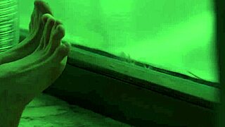 Petite babe's feet get hardcore cumshot!