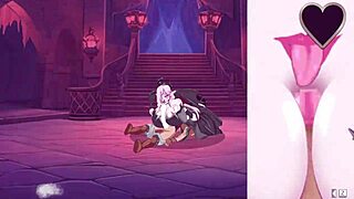 Succubus battles final boss in osarumode