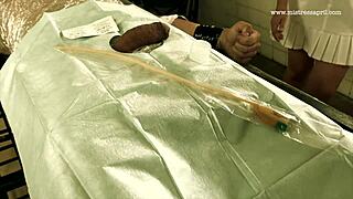 hey, check out dominatrix mistress april's cruel cock clinic! 💉🍆