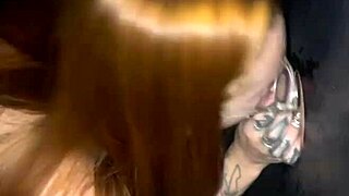 me and redhead friend suck huge cocks in glory hole while cuckold films