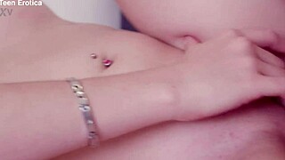 Lovely teen 18+ babe luna rival takes it in both holes te3038