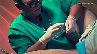 hey, check out dominatrix mistress april's cruel cock clinic! 💉🍆