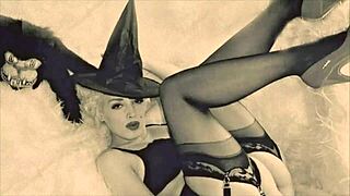 fun vintage halloween event with antique retro halloween costumes and props